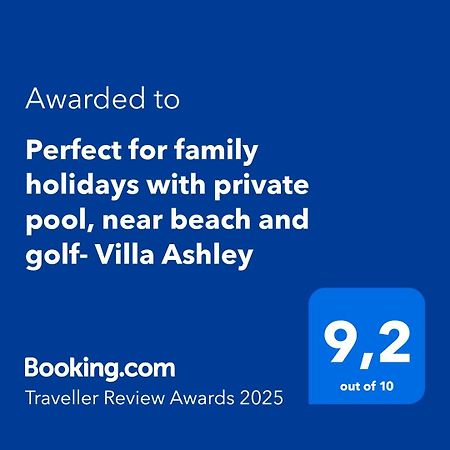 Perfect For Family Holidays With Private Pool, Near Beach And Golf- Villa Ashley Costa De Antigua Exterior foto